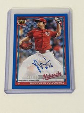 2026 TOPPS SERIES 1 Shinnosuke Ogasawara RC Blue /150 AUTO Nationals 91A-SHIN