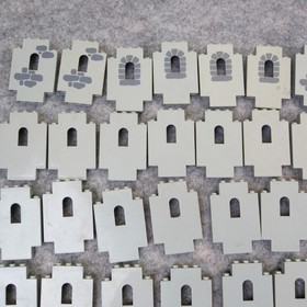 VINTAGE LEGO Knights Castle Wall Brick Pieces LOT 50 + BULK OLD GREY 6080 6073