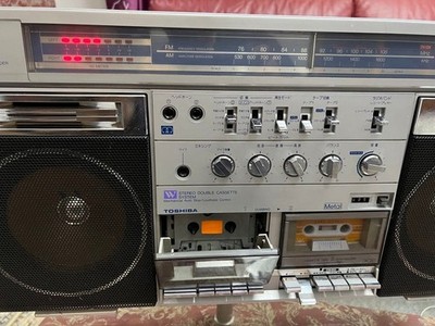TOSHIBA RT-S87 1980 BOMBEAT VINTAGE RADIO CASSETTE BT EQ TESTED