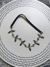 Headband Golden Leaf Leaves Vines Grecian Garland Head or Hair Band NWOT