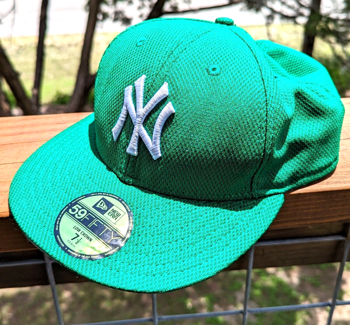 2016 New Era NY YANKEES Kelly Green Sz 7 1/2 CAP St. Patrick's On