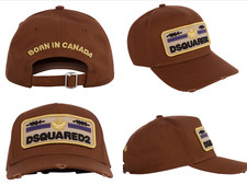 Dsquared2 Gold Leaf Patch Deadstock Baseball Cap Trucker Hat