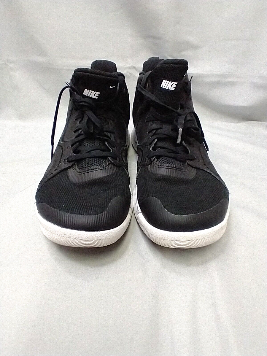 Mens NIKE Fly By Mid 2 Black Basketball Shoes - CU3503-004 - Size