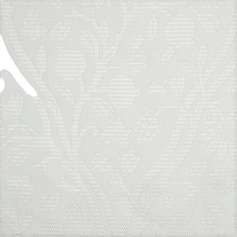 Silk White Floral Craft Fabrics