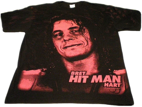 Bret Hart WWF Wrestling Shirts