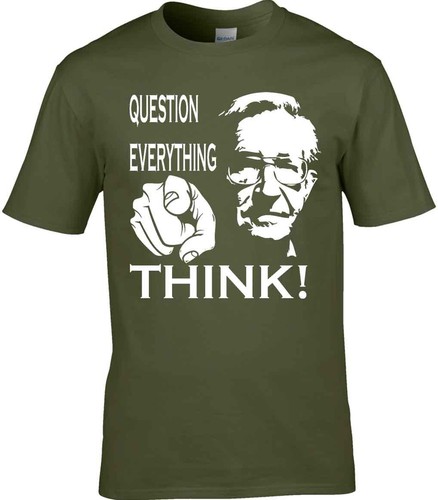 Noam Chomsky Political Thinker Activist  Homage T-Shirt Unique Design Liberal - Picture 5 of 6