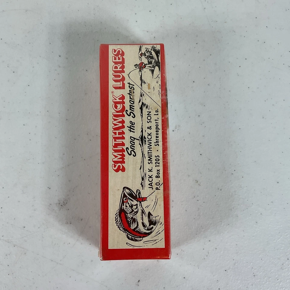 Señuelo de pesca Smithwick Rogue dorado verde nuevo en caja lubina almizcle Jerkbait RARO Foto 2 de 4