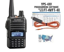 Yaesu FT-4XR Compact VHF/UHF HT Transceiver with RT Systems Programming Kit