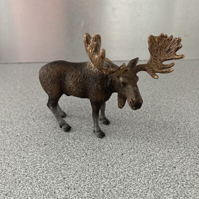 NWT 2009 Schleich Wild Life - Bull Moose Figure D-73527