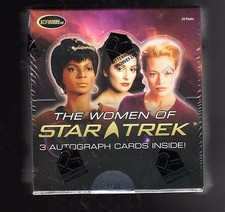 Star Trek the Women of Star Trek Factory sealed Box