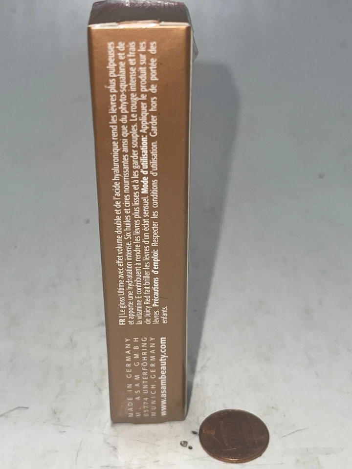 M. Asam ULTIMATE LIP GLOSS Nourishing Full Size 0.13 fl oz Juicy Red - Image 2 of 3