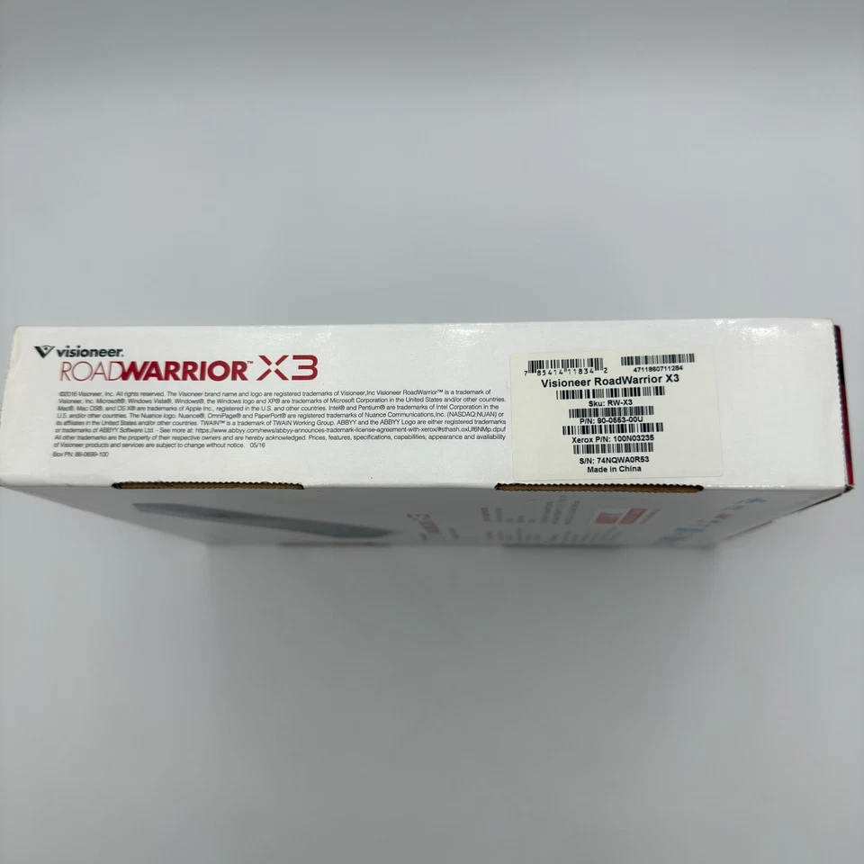 Visioneer RoadWarrior X3 Portable Color Scanner for PC and Mac Open Box - Image 4 of 4