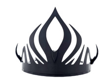 Black Tiara Dark Side Gothic Sorceress Crown Prop For Fantasy  Cosplay