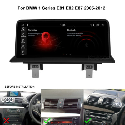 Android13 Autoradio 8Core Screen Stereo 10.25 for BMW 1Series E81 E87 E82 iDrive