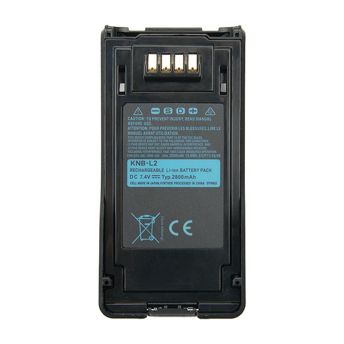 Kenwood KNB-L2 2800mAh Li-ion Battery for NX-5000 NX-5200 NX-5300 TK-5230 Radio - Picture 9 of 12