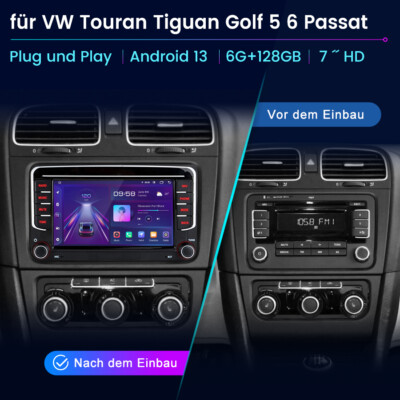 Für VW Tiguan 2007-2015 T5 Android13 Autoradio GPS Navi WIFI