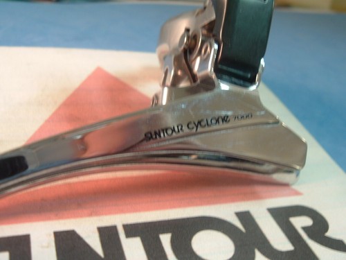 SunTour Cyclone 7000 Road Front 31.8MM Derailleur-NOS / NEW- BP/BS 5/6/7/8-Spd- - Picture 2 of 7