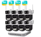 8MP Audio WiFi IP Camera Outdoor 8CH Mini NVR CCTV Security Night Vision Videos