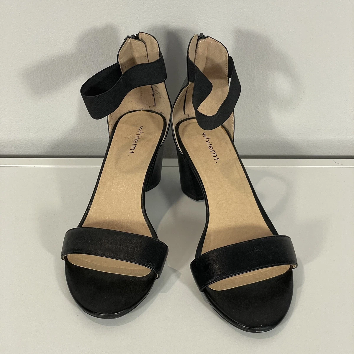 White mountain ankle strap sandals sale