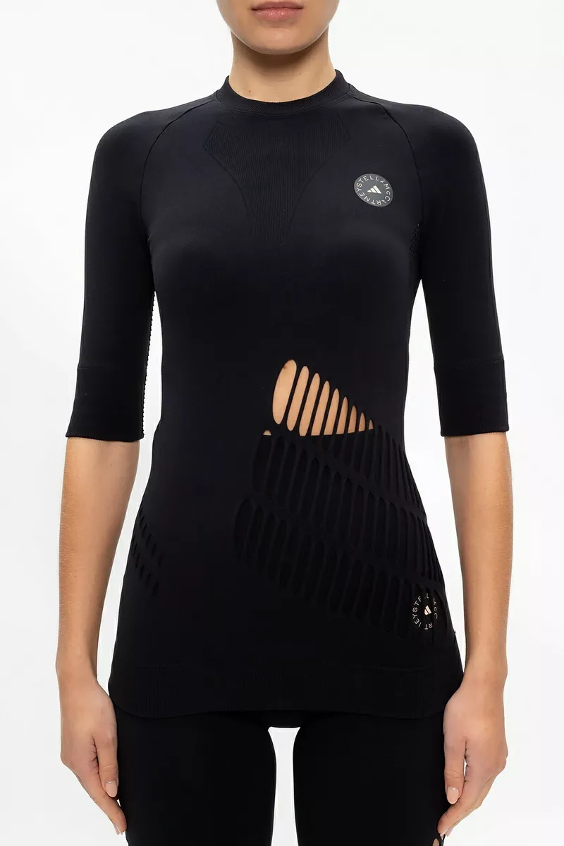 Adidas Stella McCartney True Strength Warp Knit T Shirt Women s M FS0125 NWT