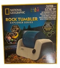 NATIONAL GEOGRAPHIC EXPLORER SET ROCK TUMBLER NEW IN BOX