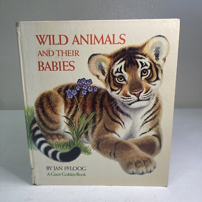 ロジァンコフスキー絵本ー「WILD  ANMALS  AT 」1935年 Wild Animals and Their Babies by Jan Pfloog (1971, Hardcover Book