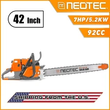 92cc Gas Chainsaw with 42'' Bar & Chain Compatible with MS660 G660 Wood Cutting