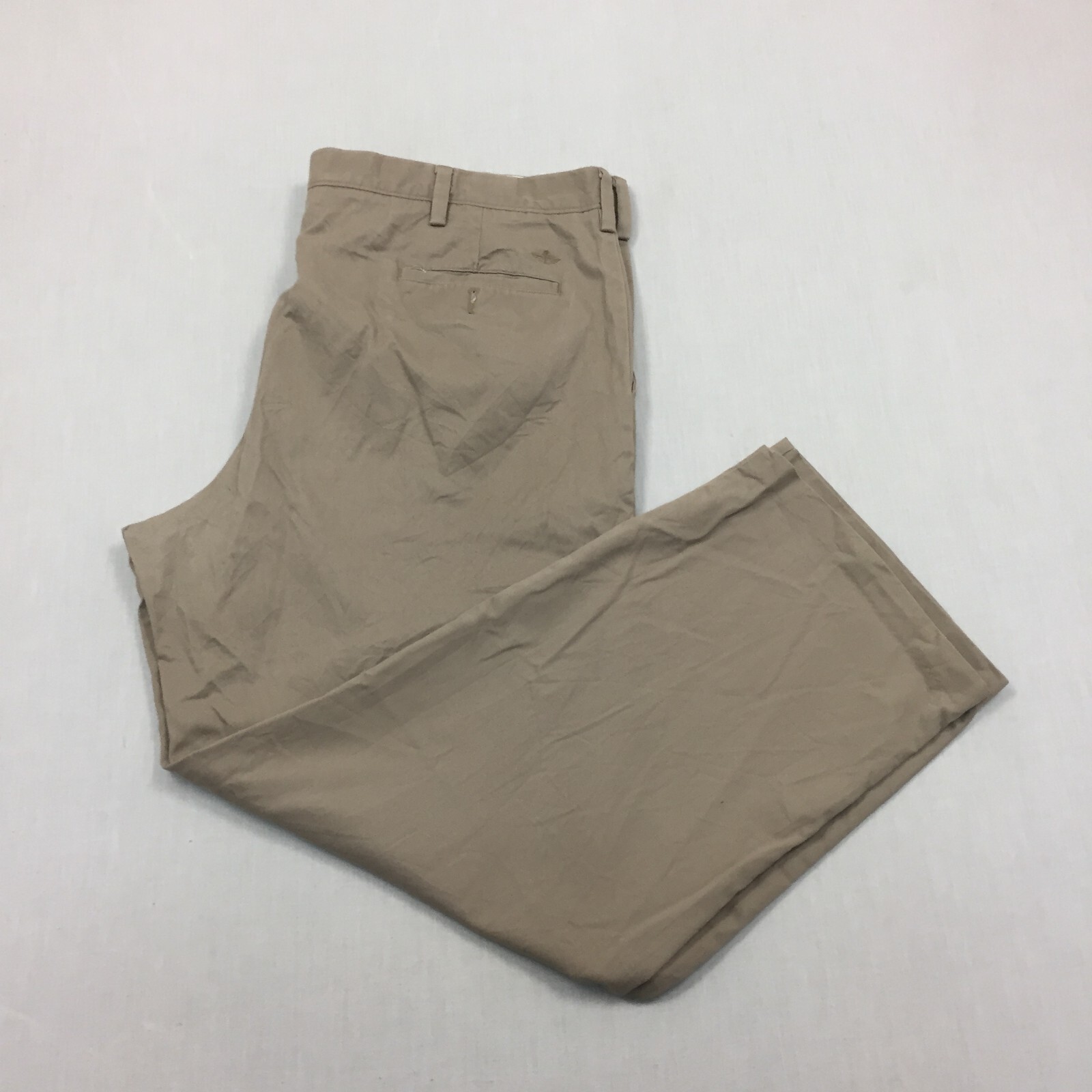 Dockers D3 Chino Trousers Cotton Pants Straight Fit Mens Size 42W 30L Beige