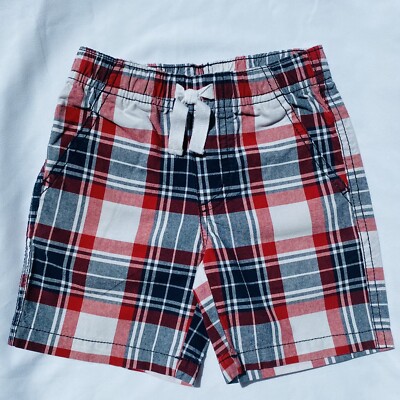 Gymboree Plaid String Shorts Size 18Mo.-24Mo.
