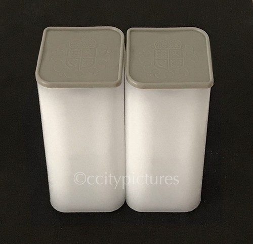 (2) Empty Royal Mint Silver Coin Tubes for Queen's Beast or Royal Arms Coins