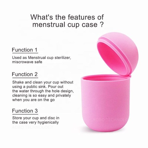 Woman Portable Menstrual Cup Case Sterilizer - 第 3/19 張圖片