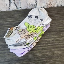 Star Wars The Mandalorian Grogu Baby Yoda Women's No-show Socks - 5 Pair