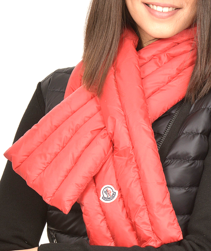 MONCLER Daunenschal Sciarpa Down Puffer Scarf Schal Mufflers Stola Gesteppte New - Bild 4 von 15