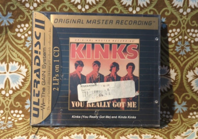 KINKS You Really Got Me/Kinda Kinks GOLD CD Aug-1996 Mobile Fidelity Sound Lab