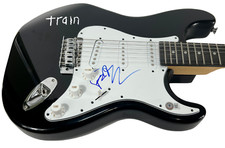 Pat Monahan TRAIN Signed Autograph Electric Guitar Band Singer Beckett COA Pat Monahan TRAIN Signed Autograph Electric Guitar Band Singer Beckett COA