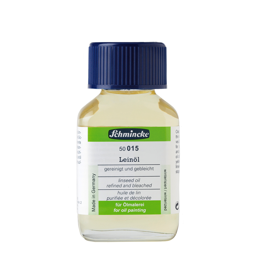 Schmincke Ölfarbe Leinöl gereinigt Hilfsmittel Pigmentfarben 60 ml Flasche 50015