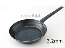 Yamada 22 cm to 28 cm Iron punched Frying pan (thickness 3.2 mm) made in Japan 
