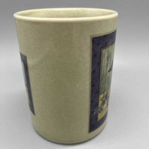 Vintage Otagiri Coffee Tea Mug Duck Goose Flower Baskets Japan - Picture 2 of 6