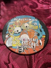 BREWERIANA - BEAVERTOWN - WE COME IN PEACE - PINTS & CANS - BEER MAT - TRAY 72