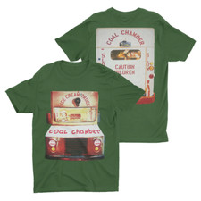 Retro 2 SIDES Coal Chamber Ice Cream Truck Shirt Shirt Green Unisex S-4XL 1P0226