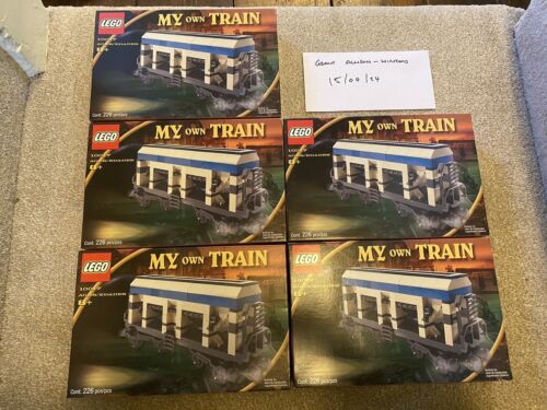 LEGO Trains : 5 x wagon-trémies (10017) mon propre train - Photo 1 sur 1