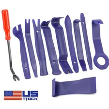 12pcs Car Trim Removal Tool Kit Door Panel Fastener Auto Dashboard Plastic Tools