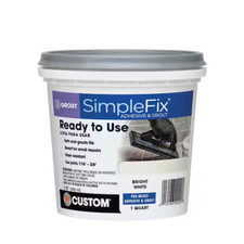 Custom Building Products SimpleFix White 1 qt TAGWQT