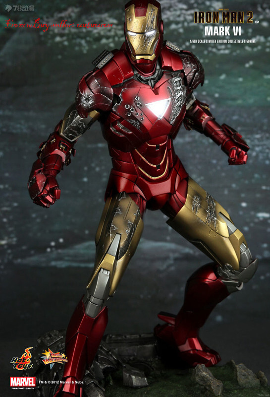 Perfect Hot Toys Mms132 1/6 Iron Man 2 Mark Vi In Stock New | eBay