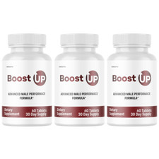BoostUp for Men Boost Up Male Performance Test Booster - 3 Bottles