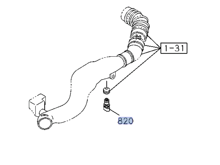 Air Temperature Sensor Genuine for ISUZU NPR NQR NPR-HD 4HK1 4JJ1