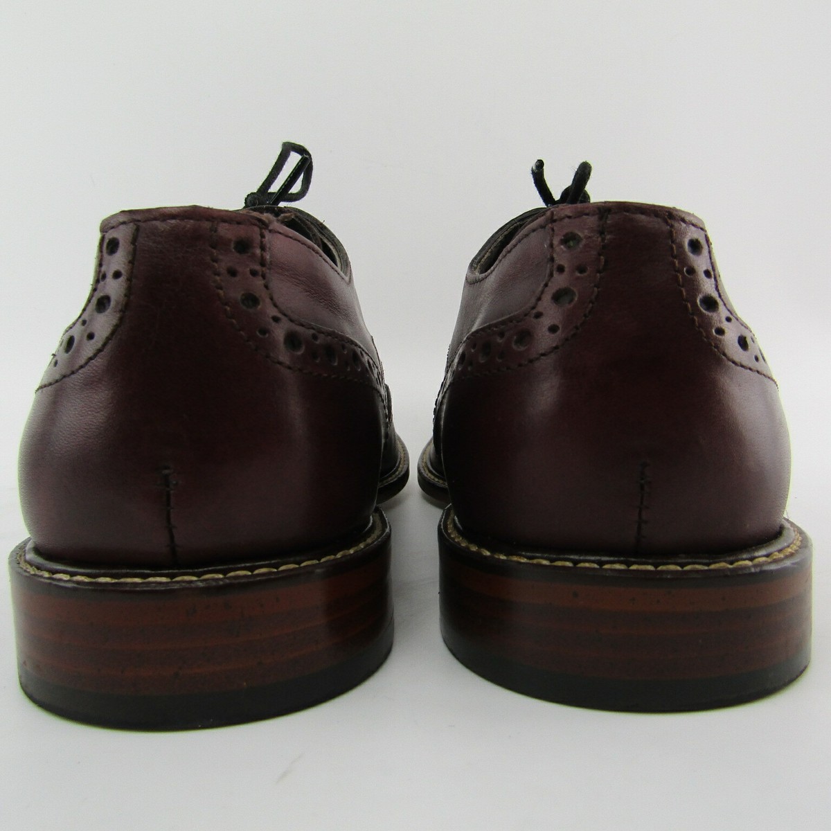 Joseph Abboud Mens Dark‎ Brown Suede Wingtip Brogue Oxford Shoes Size 8.5 Joseph Abboud Mens Oxford Wingtip Brogue Brown Leather Lace  main image 3