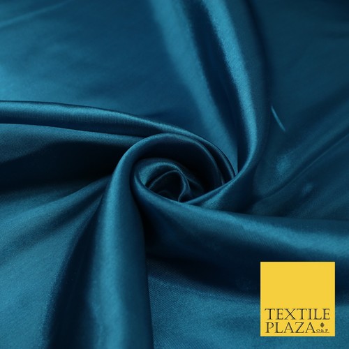 Plain Solid Smooth Shiny Lightweight Poly Satin Fabric Dress Lining Material 58" - Picture 16 of 43