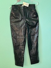 A New Day- Black Faux Leather Pants