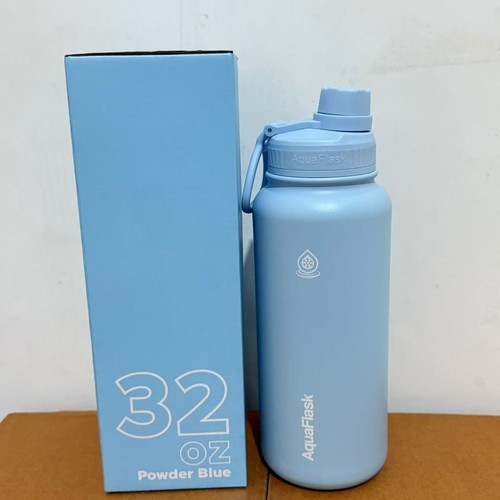 AquaFlask 32OZ 40OZ acero inoxidable aislado al vacío a prueba de fugas deportes - Imagen 33 de 43